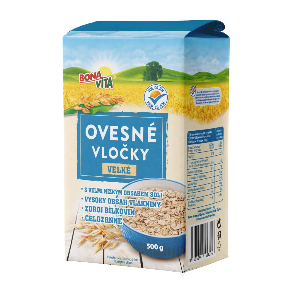 Ovesné vločky velké 500 g